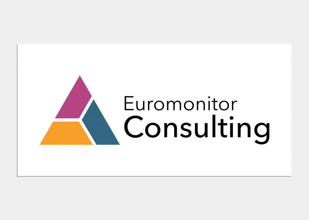 The primary brand signature, or logo, of Euromonitor International's consulting offering, Euromonitor Consulting