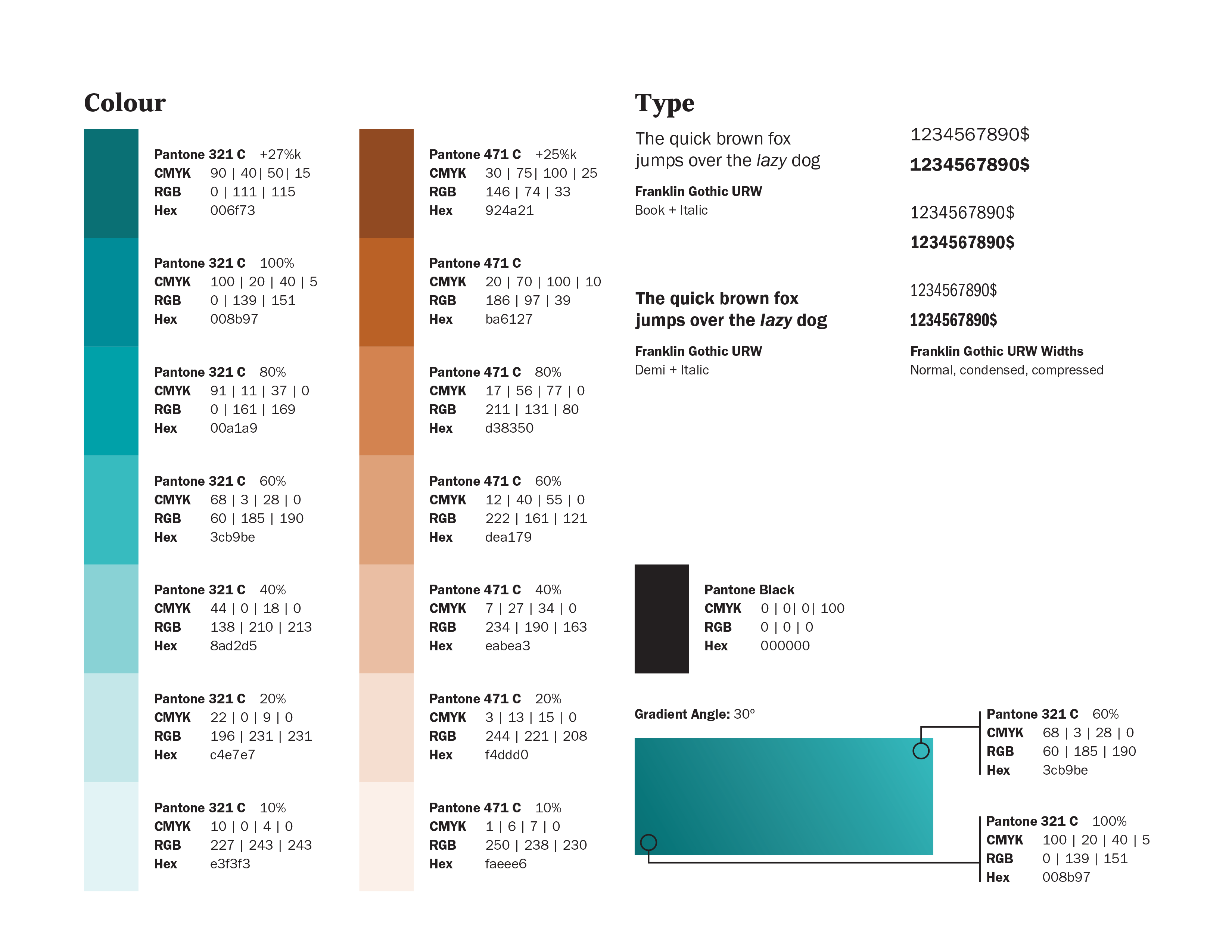 The quick reference guide for the Survey of Finance Companies' visual identity.